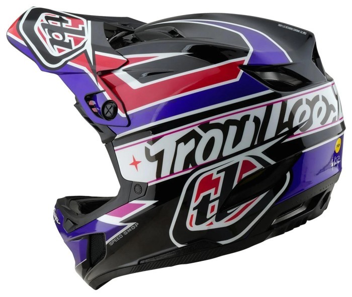 Велосипедный шлем TLD D4 POLYACRYLITE HELMET; LINEAR [BLACK] L