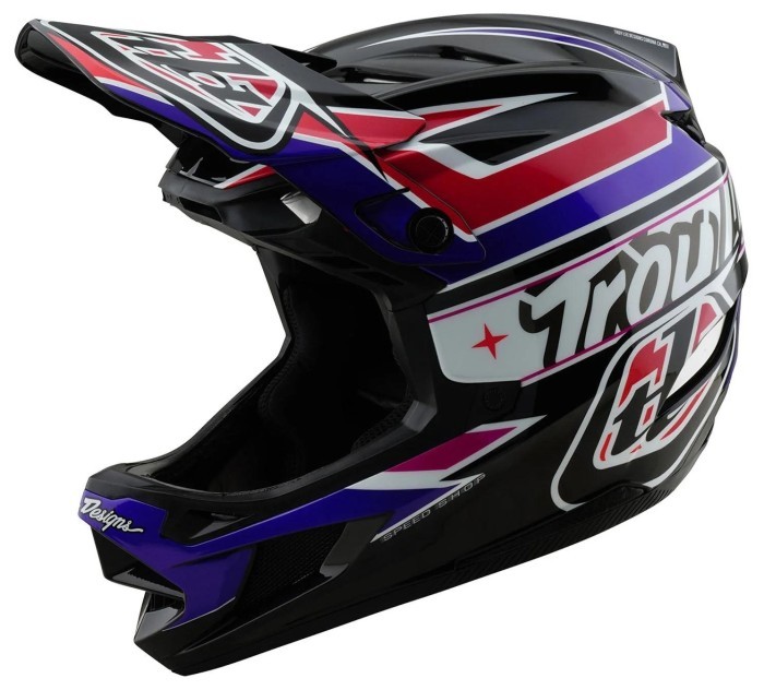 Велосипедный шлем TLD D4 POLYACRYLITE HELMET; LINEAR [BLACK] L