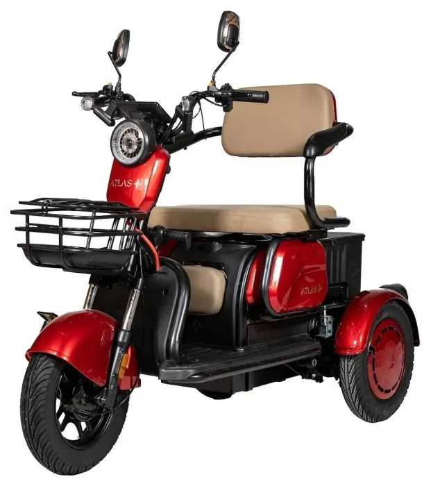 Електроскутер ATLAS Elegant Trike 800W Red