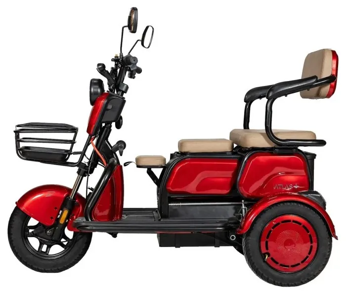 Електроскутер ATLAS Elegant Trike 800W Red