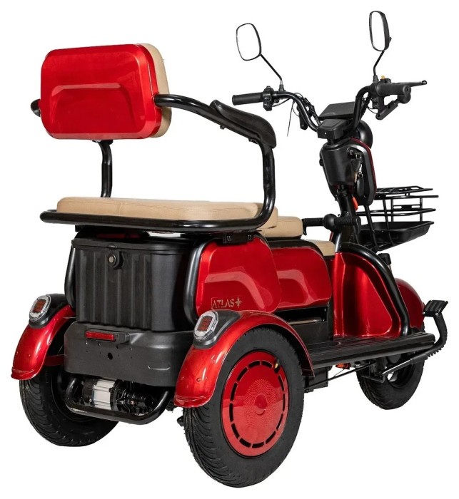 Електроскутер ATLAS Elegant Trike 800W Red