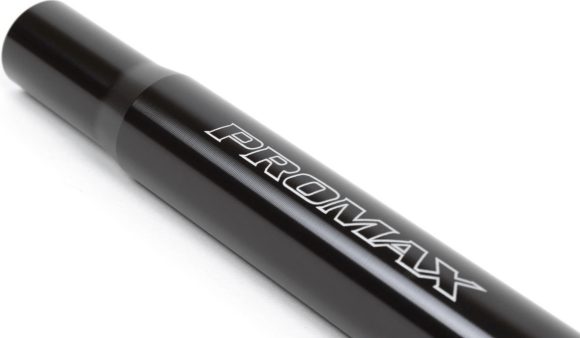 Труба сідла Promax алюм. 25.4мм L: 400мм, чорн., укр