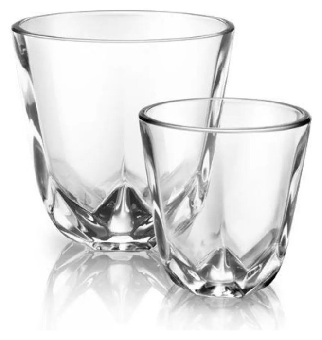 Набор стаканов стеклянных Wacaco, 2шт, 60+200 мл
