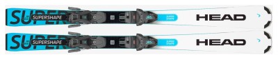 Лыжи горные HEAD ( 314113 ) Supershape JRS wh/bl + крепеж ( 100922 ) JRS 7.5 GW CA BR.78[H] 2024