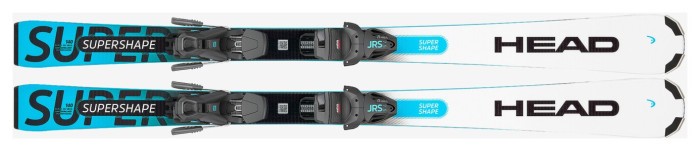 Лыжи горные HEAD ( 314113 ) Supershape JRS wh/bl + крепеж ( 100922 ) JRS 7.5 GW CA BR.78[H] 2024