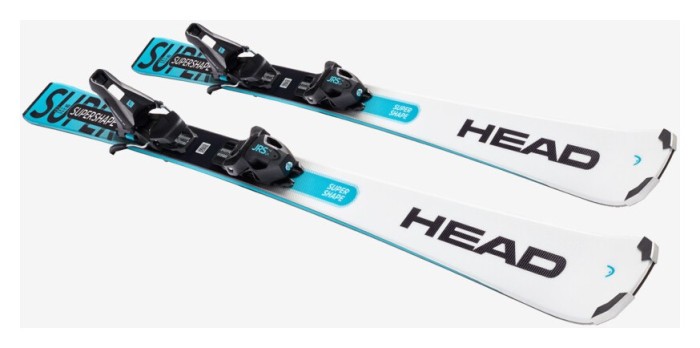 Лыжи горные HEAD ( 314113 ) Supershape JRS wh/bl + крепеж ( 100922 ) JRS 7.5 GW CA BR.78[H] 2024