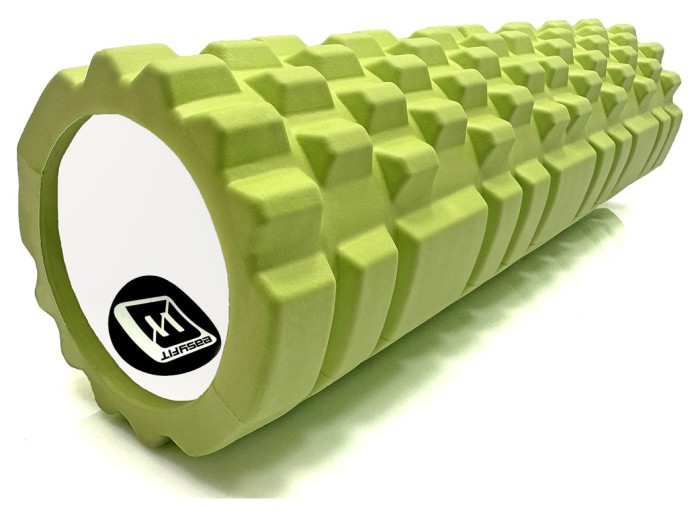 Масажний ролик EasyFit Grid Roller 45 см v.2.1 Фіолетовий, укр, укр