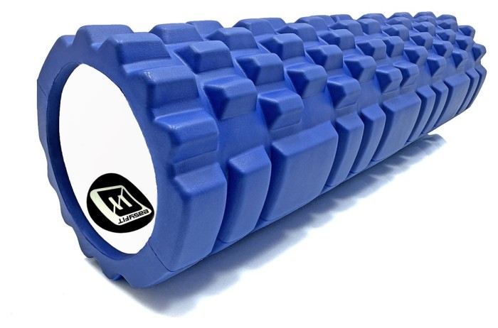 Масажний ролик EasyFit Grid Roller 45 см v.2.1 Фіолетовий, укр, укр