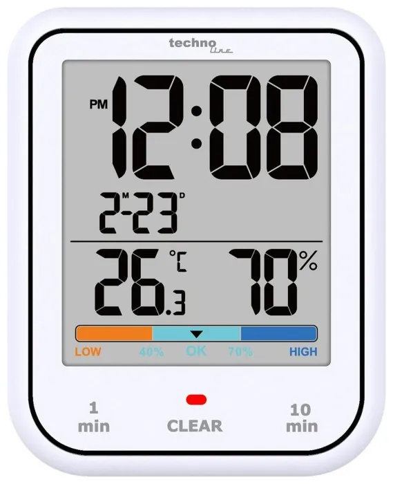 Термогигрометр Technoline WT380 White (WT380)