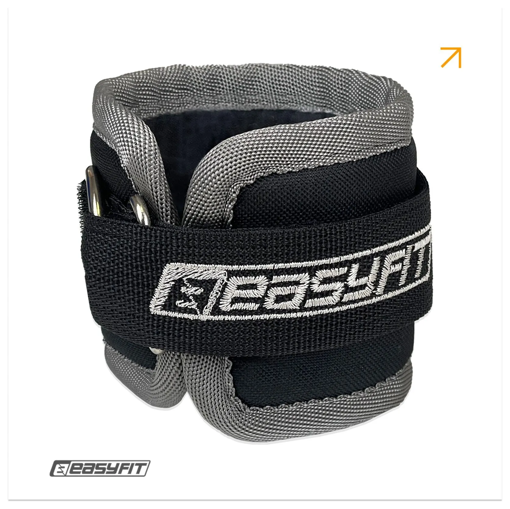 Манжета EasyFit чорна для тяги на тренажері Бубновского (EFIT_EF-LGSTR-03)