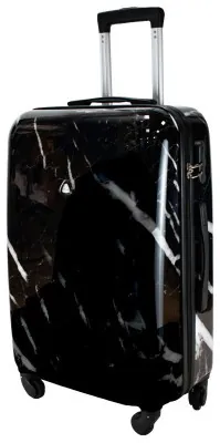 Валіза Semi Line 24" (M) Black Marble (T5730-2)