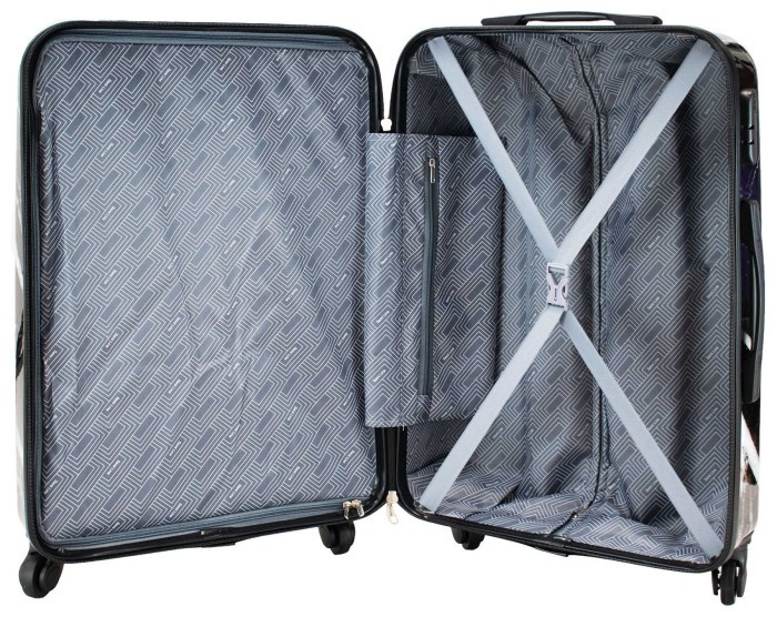 Валіза Semi Line 24" (M) Black Marble (T5730-2)