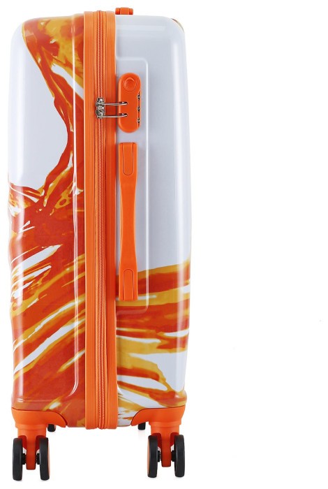 Валіза Semi Line 24" (M) White/Orange Print (T5655-2)