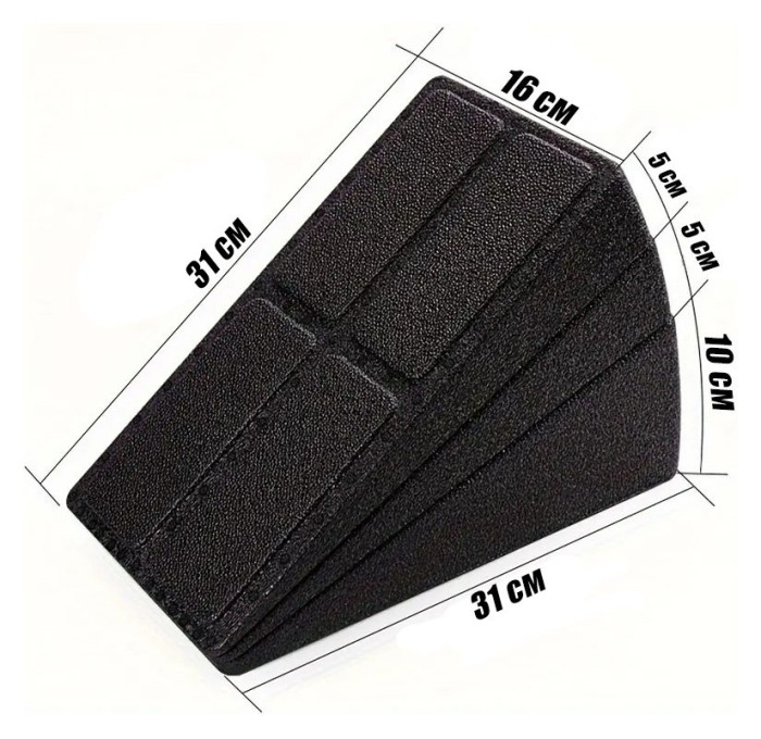 Клиновый блок для приседаний Easyfit (клин-платформа для растяжки, йоги)