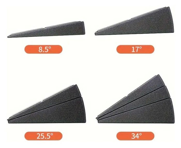 Клиновый блок для приседаний Easyfit (клин-платформа для растяжки, йоги)