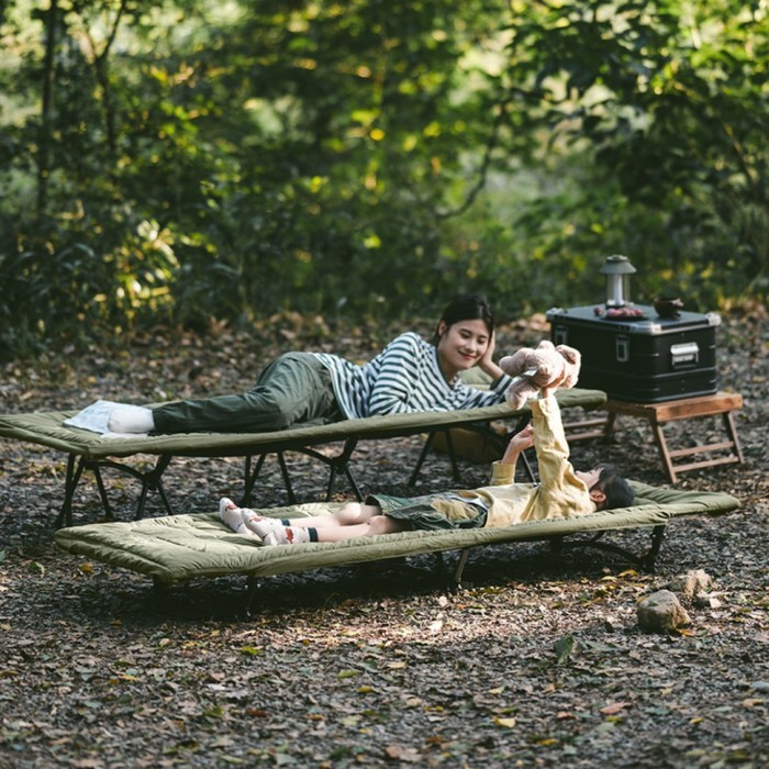 Матрац кемпінговий для розкладного ліжка Naturehike CNK2300DZ022, 190х67 см, темно-зелений, укр, укр