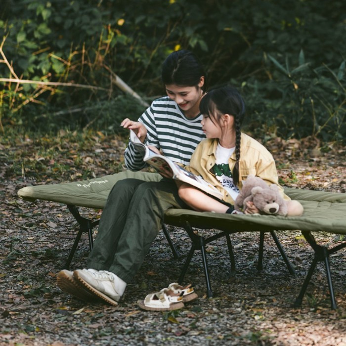 Матрац кемпінговий для розкладного ліжка Naturehike CNK2300DZ022, 190х67 см, темно-зелений, укр, укр