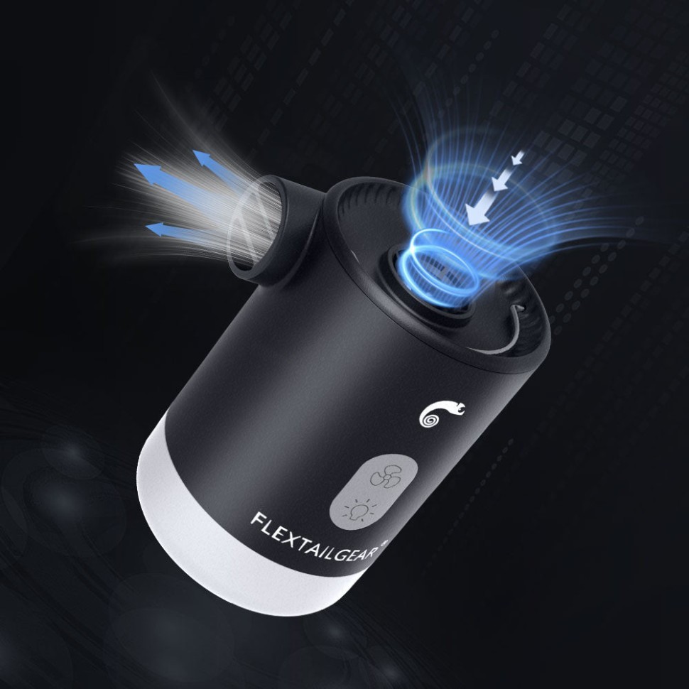 Насос-ліхтар-powerbank кемпінговий Flextail Max Pump 2 Pro, чорний, укр, укр