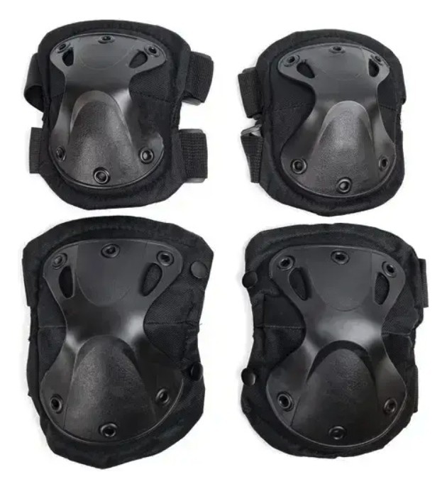 Комплект захисту RMG тактичний, чорний, укр, укр