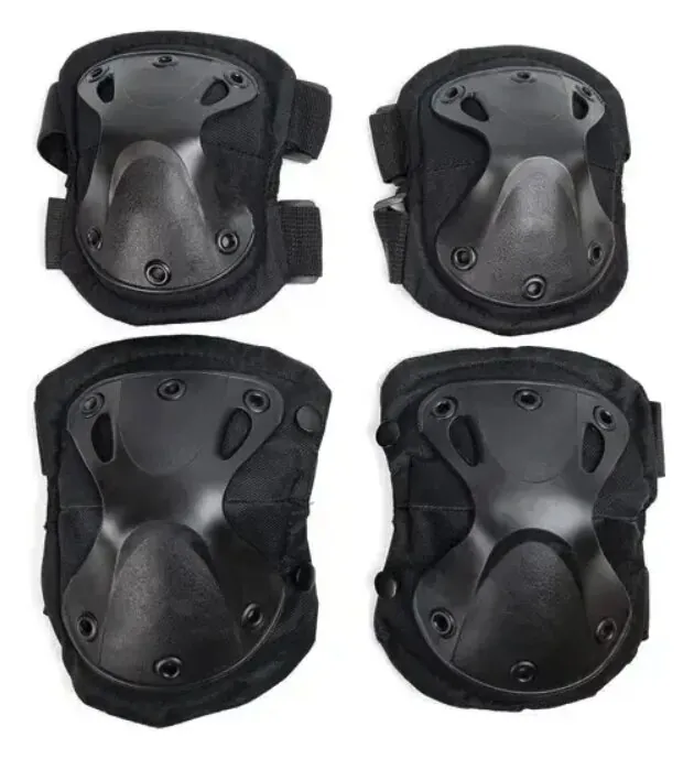 Комплект захисту RMG тактичний, чорний (One Size)