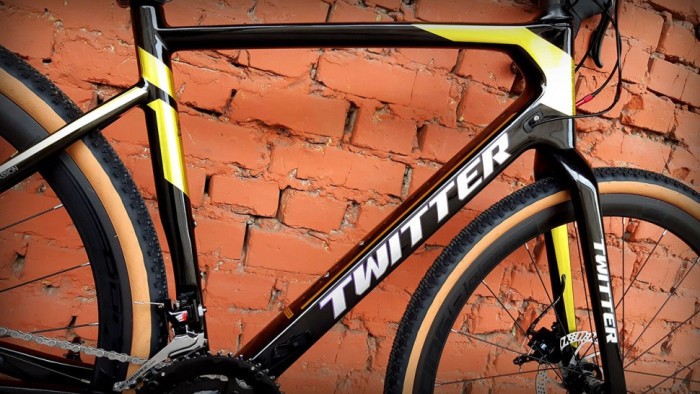 Велосипед карбоновий 28" Twitter Gravel Carbon RS-22S Black-Yellow