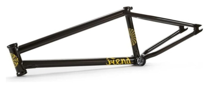 Рама Fiend Varanyak v2 - черная (золотой перламутр) 20.5”