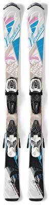 Ліжі гірські комплект для підлітків K2 LITTLE BELLE FASTRAK+M 4.5 FASTRAK 110см White/light blu/pink (0A4150+0C3138 E1 001)