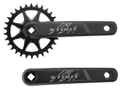 Шатун Specialized ( S201600011 ) CRK STOUT, 170MM, L+R ARMS, ALLOY, SQUARE-TAPER, 36/22T RIVETED RINGS, 2X9 SPD, BLACK 2024