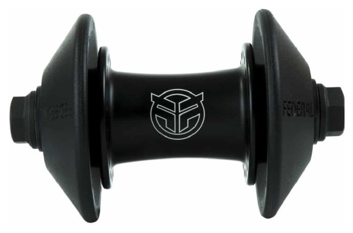 Втулка передняя Federal Stance Pro с хабгардами - черная матовая 10mm