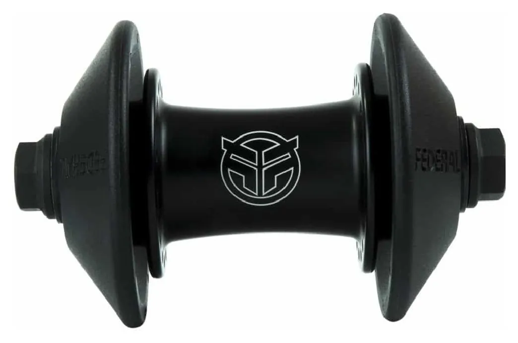 Втулка передня Federal Stance Pro з хабгардами - матова чорна 10mm (VELD_HUFE018-BK1-1000)