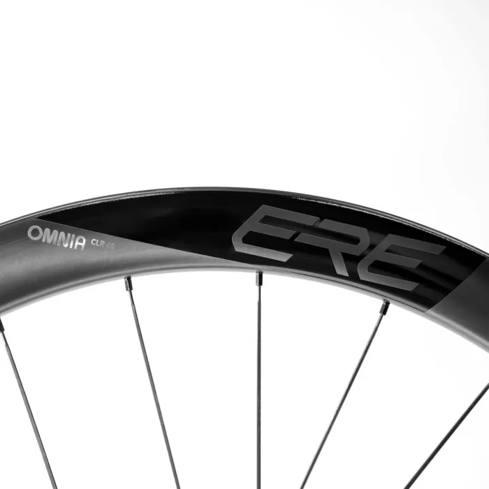 Колесо пров. + задн. 28" ERE OMNIA II CLR45 CARBON, Road, 100x12/142x12, CL, HG11, tubeless, чорний сатин