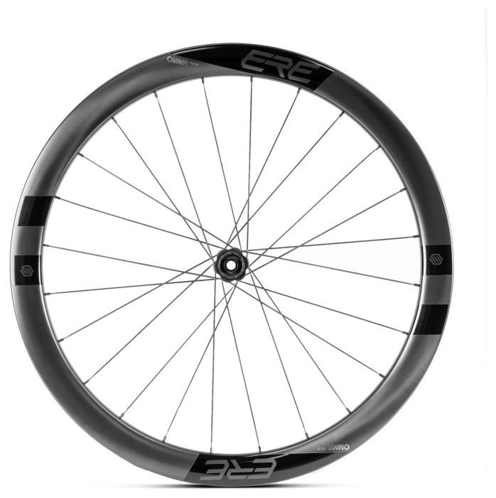 Колесо пров. + задн. 28" ERE OMNIA II CLR45 CARBON, Road, 100x12/142x12, CL, HG11, tubeless, чорний сатин
