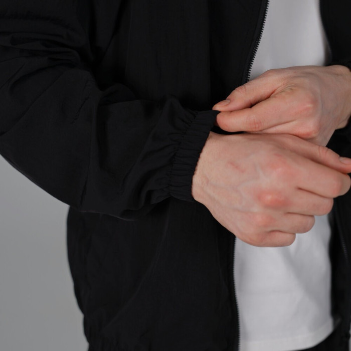 Легкий спортивный костюм Slavni мужской черный, Демисезонный костюм Slavni Porto черный