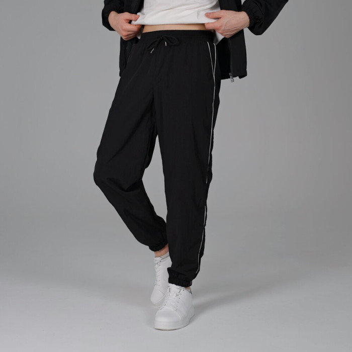 Легкий спортивный костюм Slavni мужской черный, Демисезонный костюм Slavni Porto черный