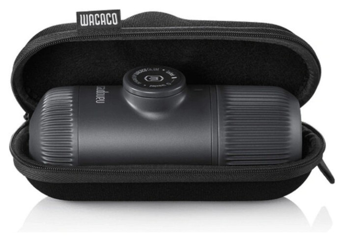 Набір Wacaco Nanopresso: кавоварка, адаптер для капсул та рушники бариста