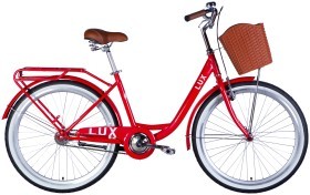 Велосипед ST 26&quot; Dorozhnik LUX Velosteel рама-17&quot; червоний 2025