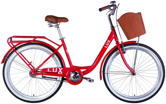 Велосипед ST 26" Dorozhnik LUX Velosteel рама-17" красный 2025