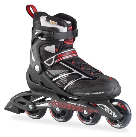 Роликовые коньки для взрослых Rollerblade ZETRABLADE M 41 (8.5US) 265мм Black/red (07503200 741)