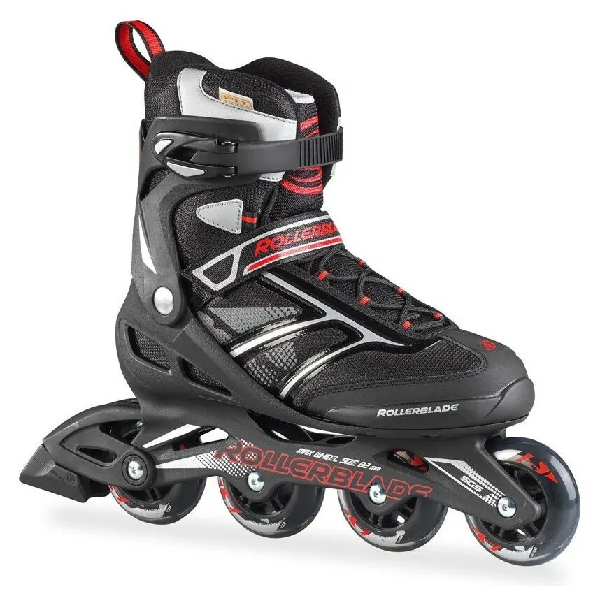 Роликові коньки для дорослих Rollerblade ZETRABLADE M 41 (8.5US) 265мм Black/red (07503200 741) (315мм)