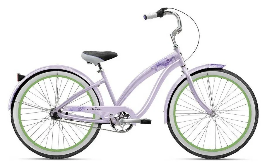 Велосипед круїзер Nirve Butterfly 3-Speed 26″ 16″ Lilac (05-1140-LL) (16" Рожевий)