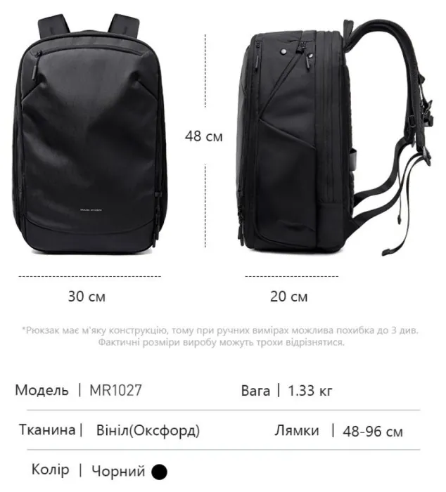 Рюкзак Mark Ryden Apex Black
