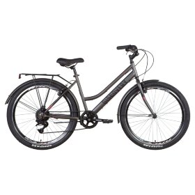 Велосипед 26&quot; Discovery PRESTIGE WOMAN 2022 (темно-серебристый (м)) 