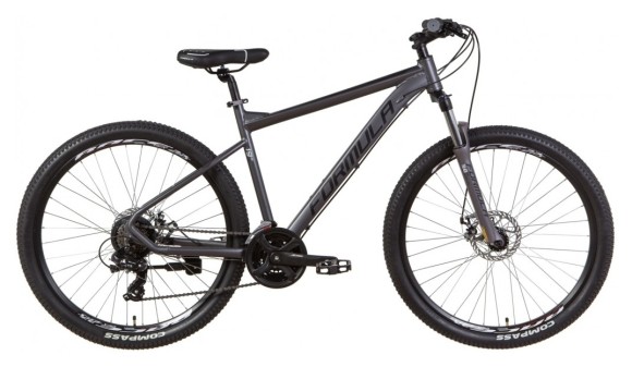 Велосипед 27.5" Formula F-1 DD 2021 (графітовий (м)), укр