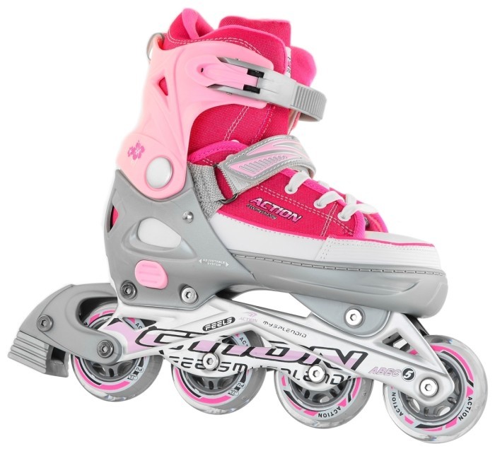 Роликовые коньки Action ANNY/Pink/37-40 Роликовые коньки Action ANNY/Pink/37-40