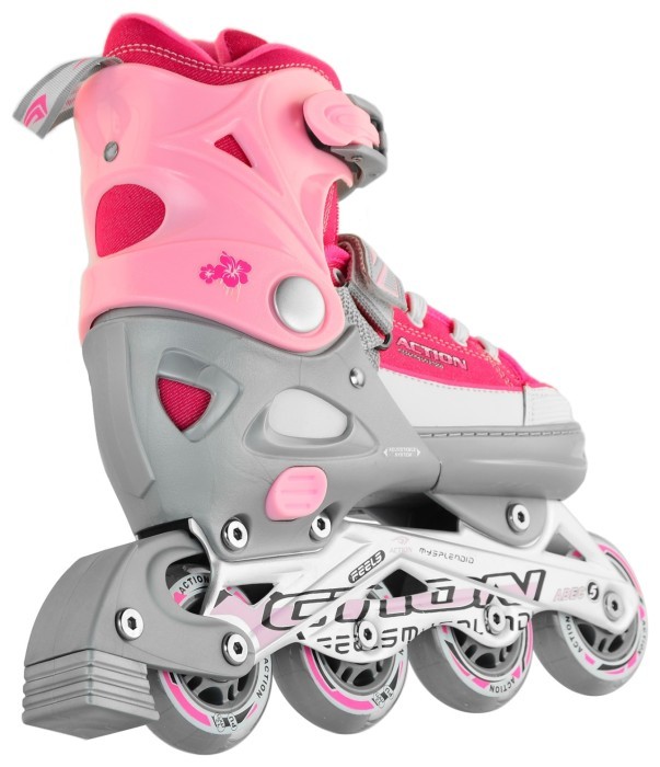 Роликовые коньки Action ANNY/Pink/37-40 Роликовые коньки Action ANNY/Pink/37-40