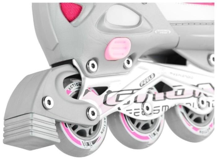 Роликовые коньки Action ANNY/Pink/37-40 Роликовые коньки Action ANNY/Pink/37-40