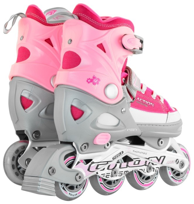 Роликовые коньки Action ANNY/Pink/37-40 Роликовые коньки Action ANNY/Pink/37-40