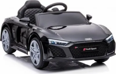 Дитяча акумуляторна машинка Audi R8 LIFT Чорна