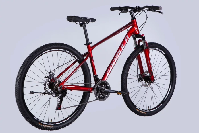 Велосипед AL 29" Formula MOTION DD FR рама-17" червоний з сірим 2026, укр, укр