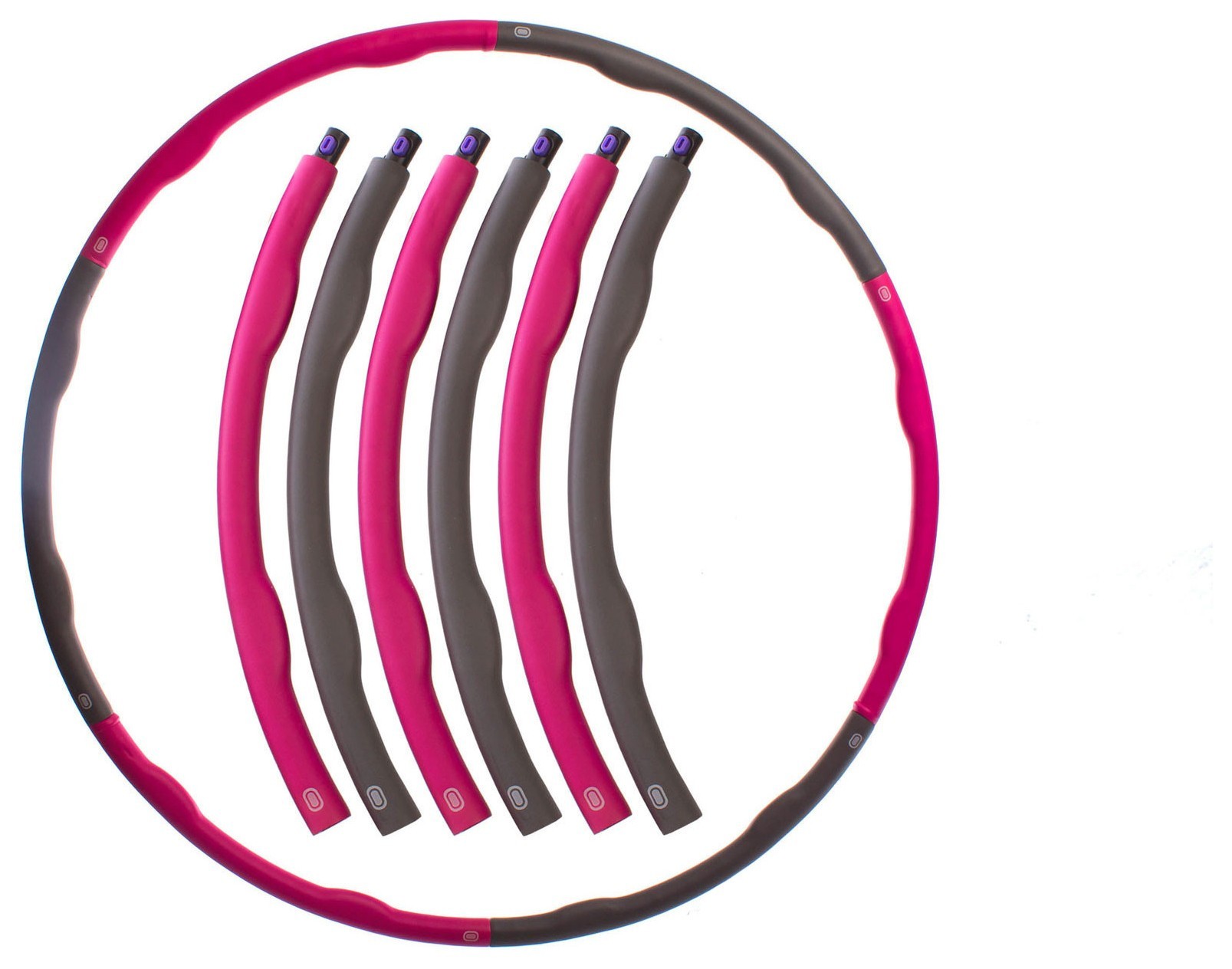 Кнопковий хула хуп масажний (407) Bavar Sport, укр, укр